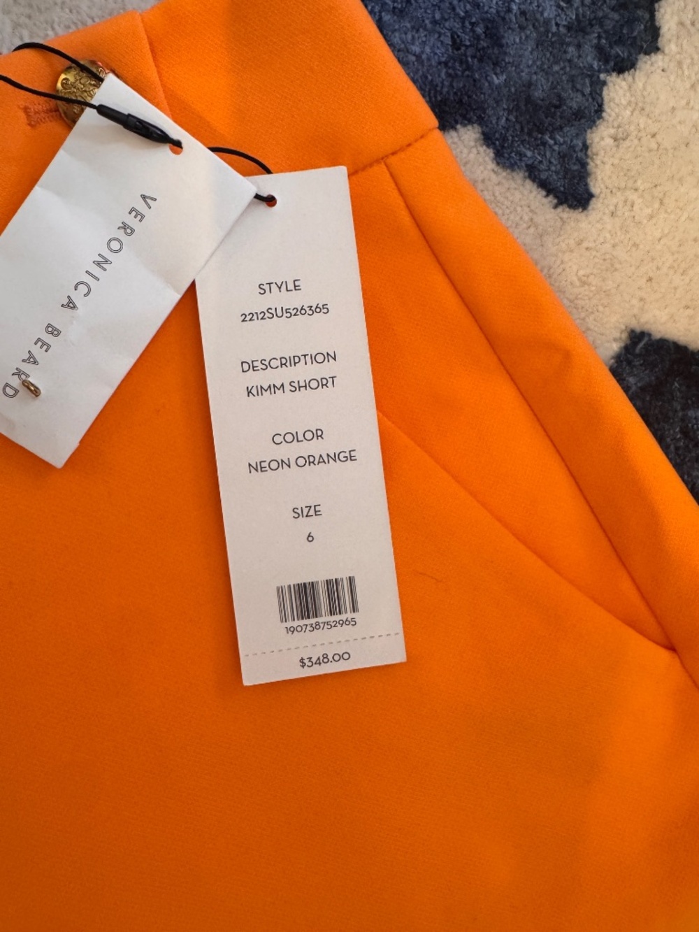 NWT Veronica Beard High-Waisted Kimm Sailor Short Extremely Rare Find! - Picture 7 of 11